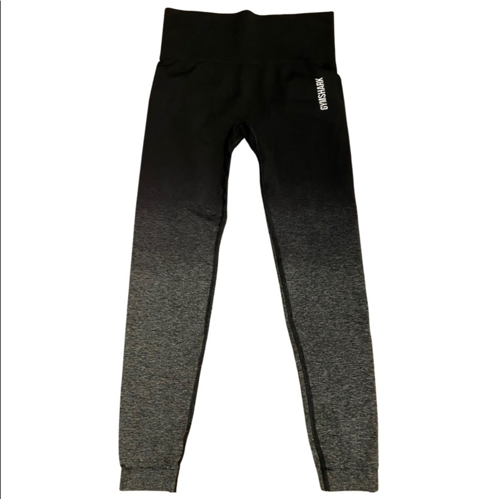 Black/grey ombré new gymshark leggings
